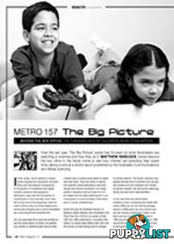 The Big Picture: Beyond the Box Office - The Changing Face of Children's Media Consumption