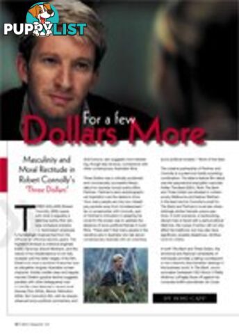 For a Few Dollars More: Masculinity and Moral Rectitude in Robert Connolly's Three Dollars