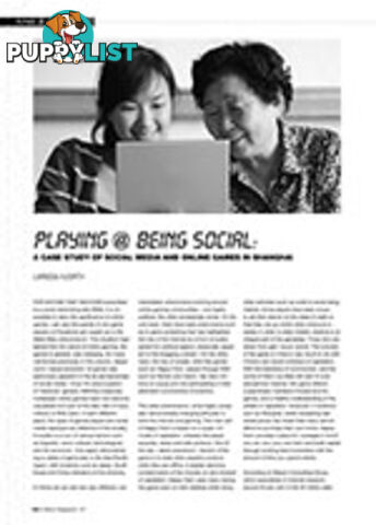 Playing at Being Social: A Case Study of Social Media and Online Games in Shanghai