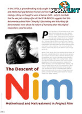 The Descent of Nim: Motherhood and Maltreatment in Project Nim