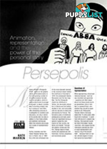 Animation, Representation and the Power of the Personal Story: Persepolis