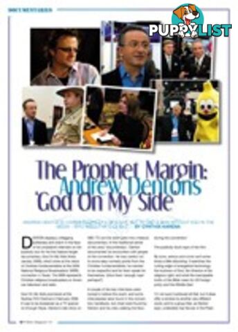 The Prophet Margin: Andrew Denton's God on my Side