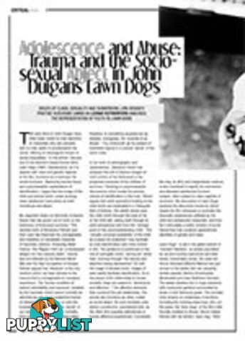 Adolescence and Abuse: Trauma and the Socio-sexual Abject in John Duigan's Lawn Dogs