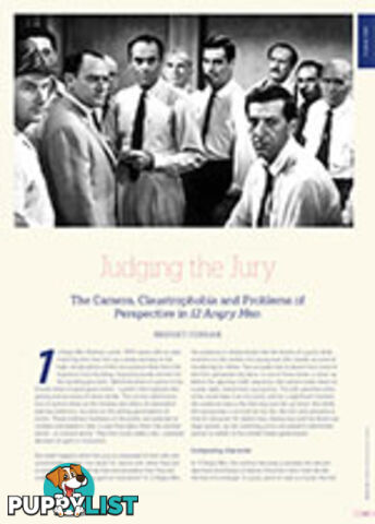 Judging the Jury: The Camera, Claustrophobia and Problems of Perspective in 12 Angry Men