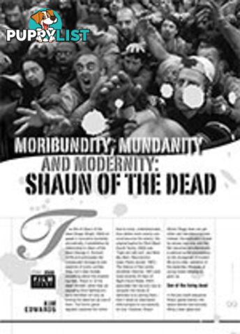 Moribundity, Mundanity and Modernity: Shaun of the Dead