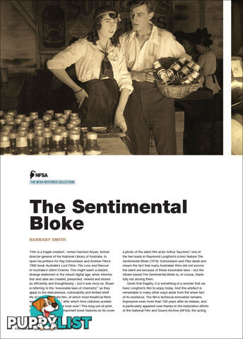 The NFSA Restores Collection: 'The Sentimental Bloke'