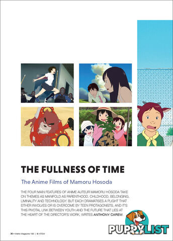 The Fullness of Time: The Anime Films of Mamoru Hosoda