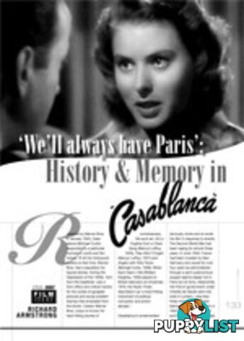 We'll Always Have Paris': History and Memory in Casablanca