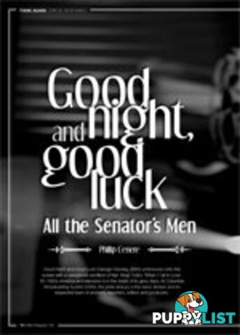 Good Night, and Good Luck: All the Senator's Men