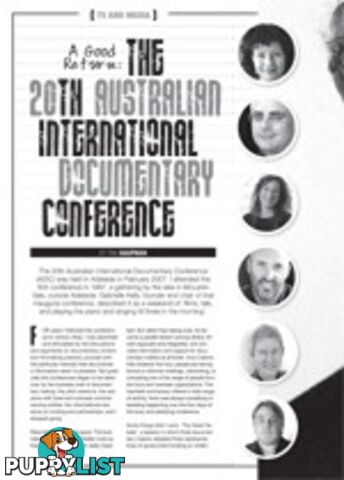 A Good Return: The 20th Australian International Documentary Conference