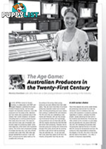 The Age Game: Australian Producers in the Twenty-First Century