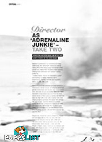 Director as 'Adrenaline Junkie' - Take Two: Revisiting Kathryn Bigalow After The Hurt Locker