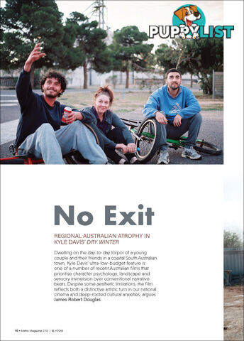 No Exit: Regional Australian Atrophy in Kyle Davis' 'Dry Winter'