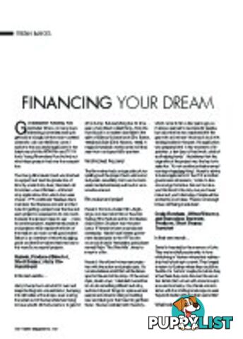 Financing Your Dream