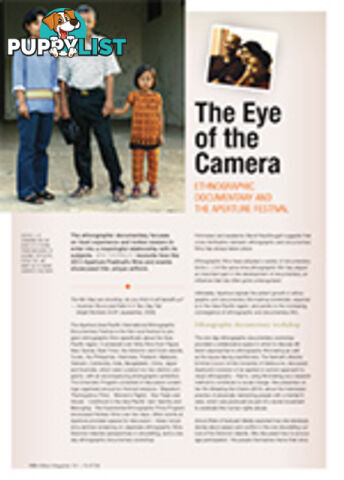 The Eye of the Camera: Ethnographic Documentary and the Aperture Festival