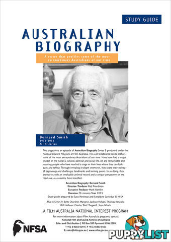 Australian Biography Series - Bernard Smith (Study Guide)