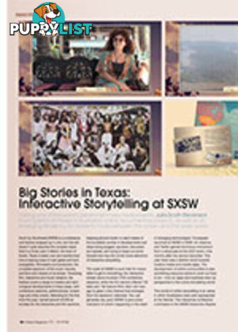 Big Stories in Texas: Interactive Storytelling at SXSW