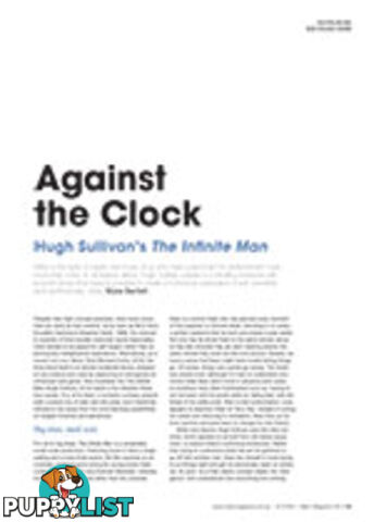 Against the Clock: Hugh Sullivan's The Infinite Man