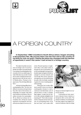 A Foreign Country