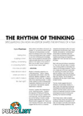 The Rhythm of Thinking