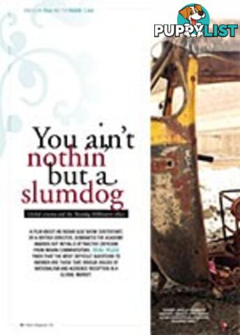 You Ain't Nothin' but a Slumdog: Global Cinema and the Slumdog Millionaire Effect