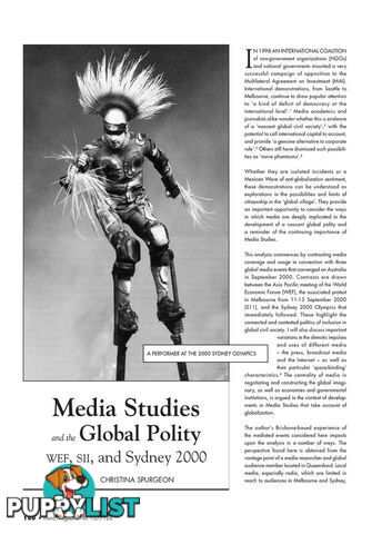 Media Studies and the Global Polity: WEF, SII, and Sydney 2000