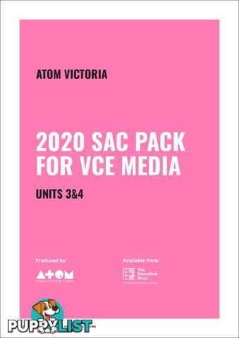 2020  SAC Pack For VCE Media Units 3&4