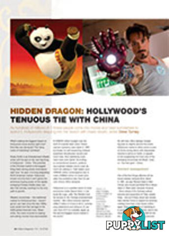 Hidden Dragon: Hollywood's Tenuous Tie with China