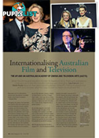 Internationalising Australian Film and Television: The AFI and an Australian Academy of Cinema and Television Arts (AACTA)