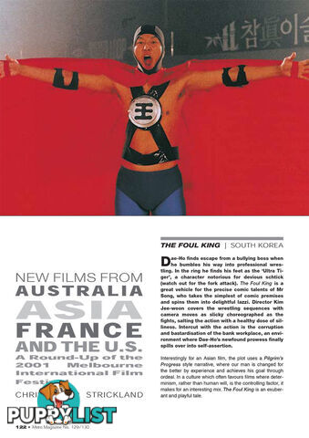 New Films from Australia, Asia, France and the US: A Round-up of the 2001 Melbourne International Film Festival