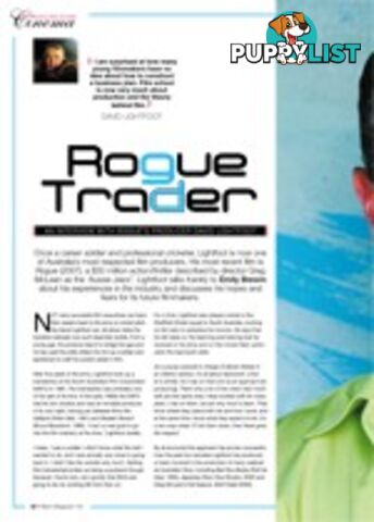 Rogue Trader: An Interview with David Lightfoot