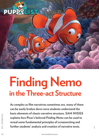 Finding Nemo' in the Three-act Structure