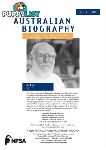 Australian Biography Series - Tom Bass (Study Guide)