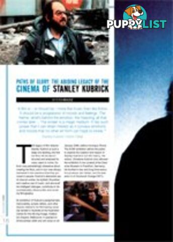 Paths of Glory: The Abiding Legacy of the Cinema of Stanley Kubrick