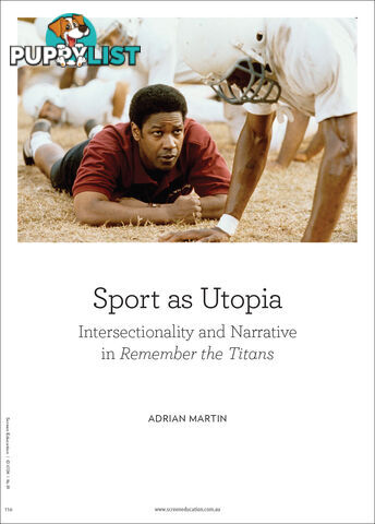 Sport as Utopia: Intersectionality and Narrative in 'Remember the Titans'