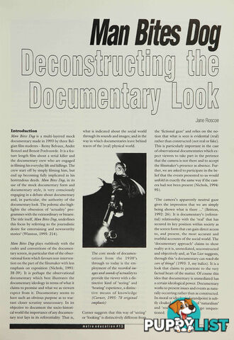 Man Bites Dog': Deconstructing the Documentary Look