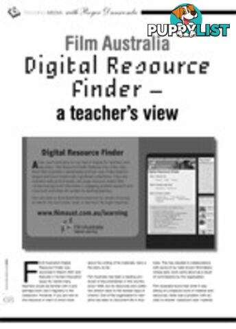 Film Australia Digital Resource Finder: A Teacher's View