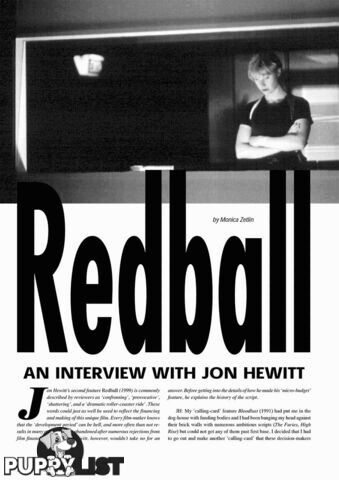 Redball': An Interview with Jon Hewitt