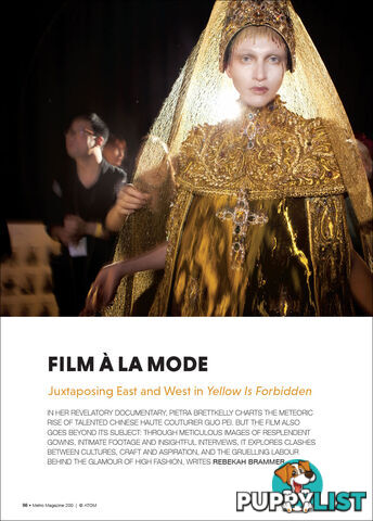 Film a la Mode: Juxtaposing East and West in 'Yellow Is Forbidden'