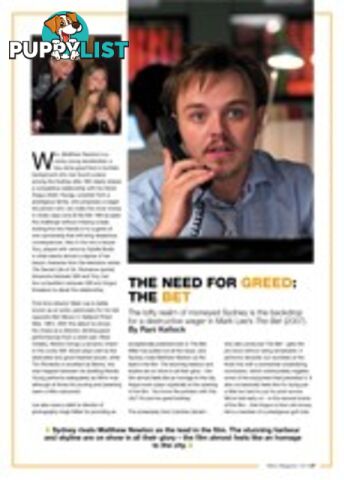 The Need for Greed: The Bet