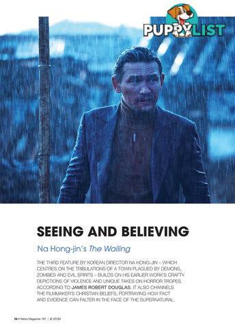 Seeing and Believing: Na Hong-jin's The Wailing