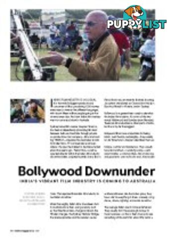 Bollywood Down Under - India's Vibrant Film Industry is Coming to Australia