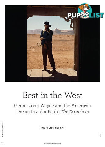 Best in the West: Genre, John Wayne and the American Dream in John Ford's 'The Searchers'