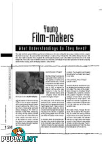 Young Film-Makers: What Understandings Do They Need?