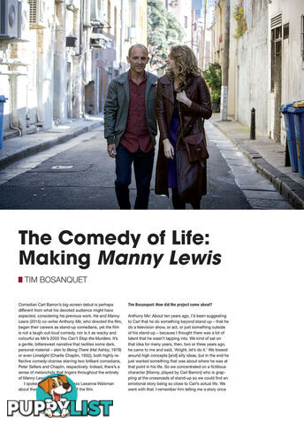 The Comedy of Life: Making Manny Lewis