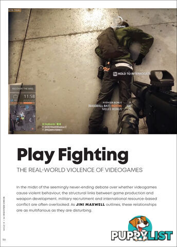 Play Fighting: The Real-world Violence of Videogames