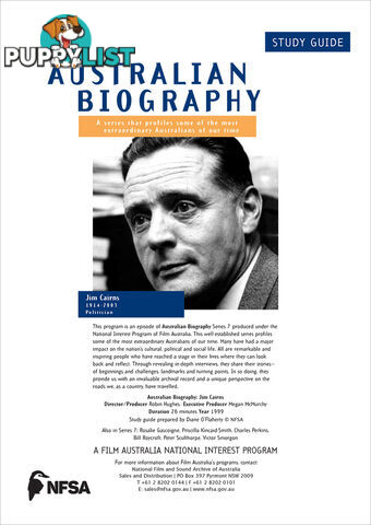 Australian Biography Series - Jim Cairns (Study Guide)