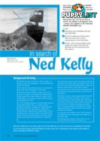 In search of Ned Kelly - through evidence