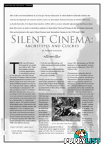 Silent Cinema: Archetypes and Cliches