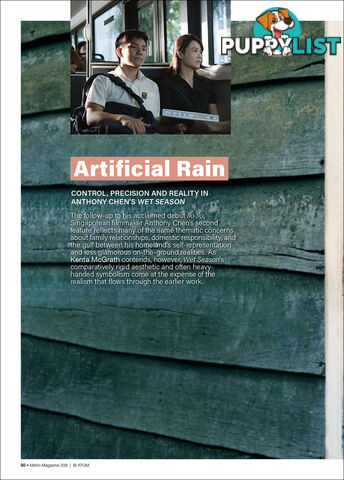 Artificial Rain: Control, Precision and Reality in Anthony Chen's 'Wet Season'